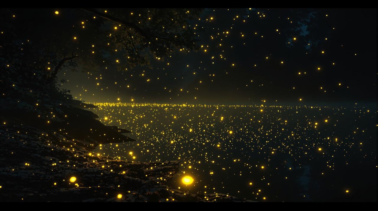 葫芦视频 - 菊花园里的萤火虫之夜:仲夏梦幻光影 葫芦视频 - 菊花园里的萤火虫之夜:仲夏梦幻光影